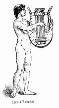 Lyre � 7 cordes
