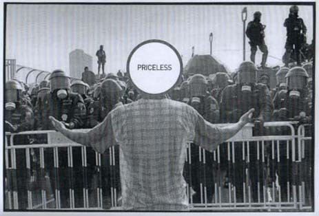 Bulletin de Ne Pas Plier, image de Prague 2000 - extrait un 